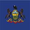 2-Pack Pennsylvania State Flag Decal Sticker | 5-Inches by 3-Inches | Premium Quality Vinyl | PD344 view 1