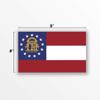 2-Pack Georgia State Flag Decal Stickers | Official Flag of Georgia Stickers | 5-Inches by 3-Inches | Premium Quality Vinyl | PD316 view 2
