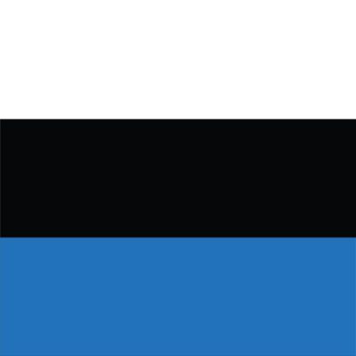 2-Pack Estonia Flag Decal Sticker | 5-Inches by 3-Inches | Premium Quality Vinyl | PD427