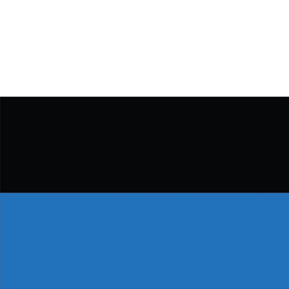 2-Pack Estonia Flag Decal Sticker | 5-Inches by 3-Inches | Premium Quality Vinyl | PD427