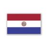 2-Pack Paraguay Flag Decal Sticker | 5-Inches by 3-Inches | Premium Quality Vinyl | PD508 view 1