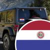 2-Pack Paraguay Flag Decal Sticker | 5-Inches by 3-Inches | Premium Quality Vinyl | PD508 view 3