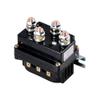 12V 500A Winch Solenoid Relay + 10" Anodized Red Hawse Fairlead + Flip-Up 254mm Mounted License Plate Holder SUV ATV UTV 4x4 view 3