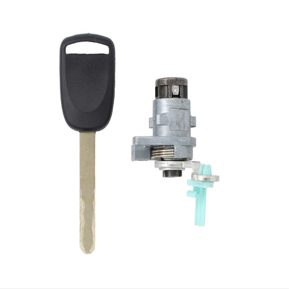 MOTOKU Left Driver Side Door Lock Cylinder Key Set for Honda Accord 2.4L 3.0L 2003-2007 72181-SDA-A11