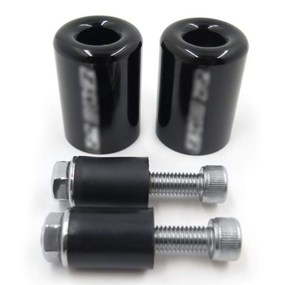 NBX- BLACK Bar End Slider Kit Rubber for Compatible with Kawasaki 2006-07 Ninja ZX-10R ZX10R