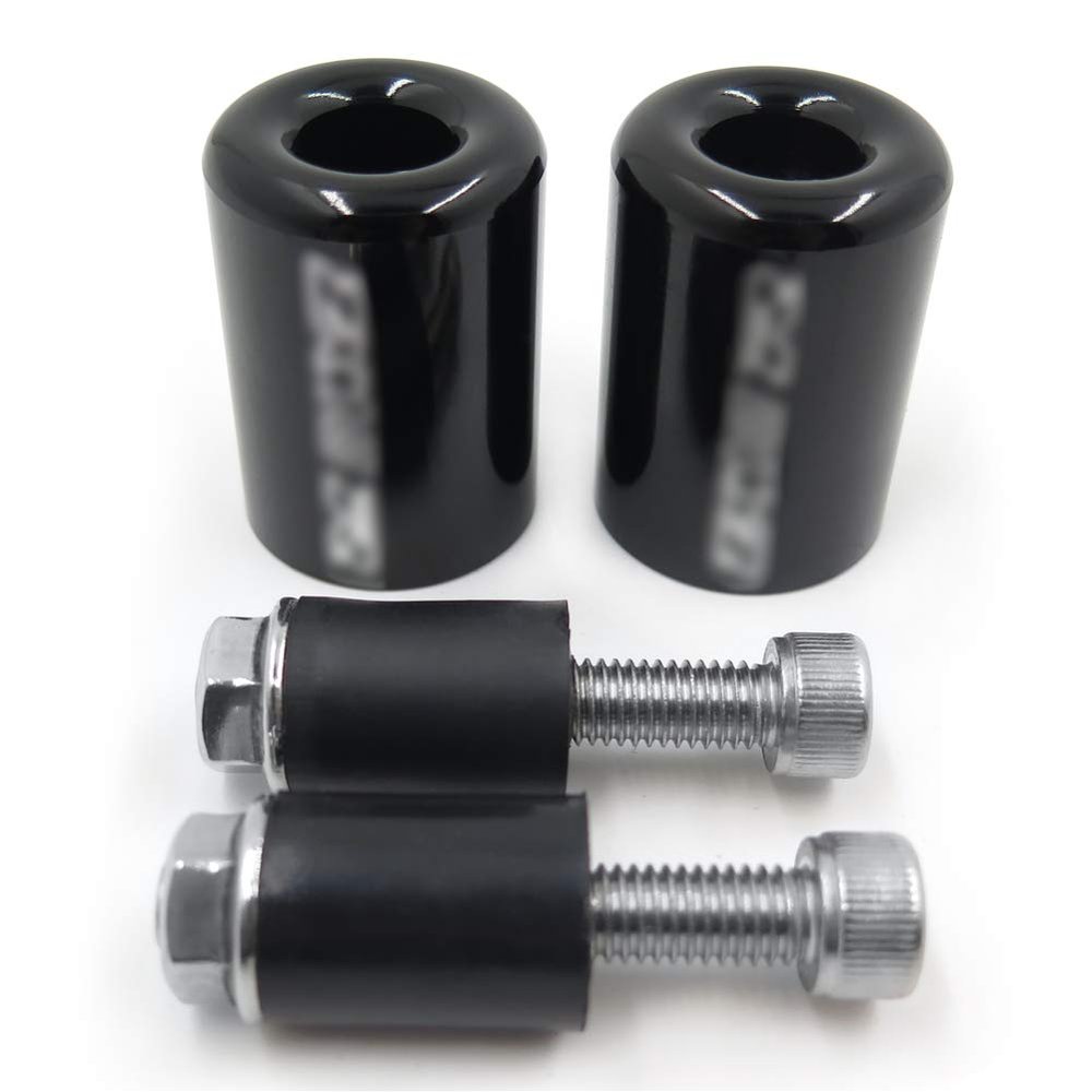 NBX- BLACK Bar End Slider Kit Rubber for Compatible with Kawasaki 2006-07 Ninja ZX-10R ZX10R