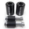 NBX- BLACK Bar End Slider Kit Rubber for Compatible with Kawasaki 2006-07 Ninja ZX-10R ZX10R view 1