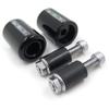 NBX- BLACK Bar End Slider Kit Rubber for Compatible with Kawasaki 2006-07 Ninja ZX-10R ZX10R view 2