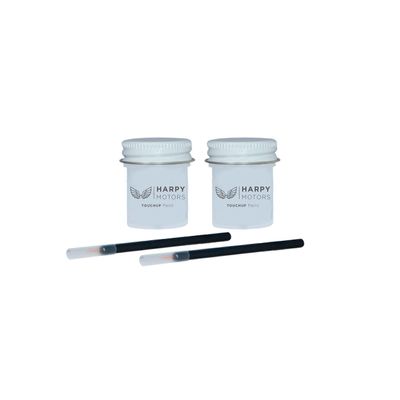 Harpy Motors 1/2 oz Touch up Paint Kit Basecoat Clearcoat with Brush Compatible with 2012-2013 BMW Alpina B7 B90 Dark Graphite Metallic II -Color Match Guaranteed