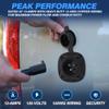 MICTUNING 13Amp 125V AC Port Plug with 16" Integrated Heavy Duty Extension Cord and Water-Resistant Cap - Black view 2