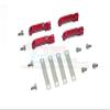 Aluminum Door Handle For TRX-4 Trail Defender Crawler - 16Pc Set Red view 1