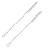 Drinking Straw Cleaning Brush Heavy Duty Bristles Cleaning Kitchen Appliances Small Spaces Auto Detailing 6.5" Long (Two Pack) view 1