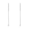 Drinking Straw Cleaning Brush Heavy Duty Bristles Cleaning Kitchen Appliances Small Spaces Auto Detailing 6.5" Long (Two Pack) view 2