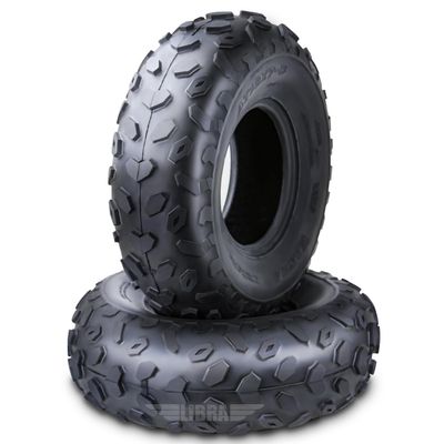 WANDA Set 2 ATV tires 19x7-8 compatible Kawasaki KSF80A/KFX80 Arctic Cat 90