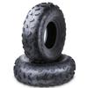 WANDA Set 2 ATV tires 19x7-8 compatible Kawasaki KSF80A/KFX80 Arctic Cat 90 view 1