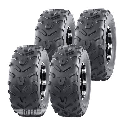 WANDA ATV Tire Set 22x11-10 for 88-00 Kawasaki Mule 1000 2010 2500 2510