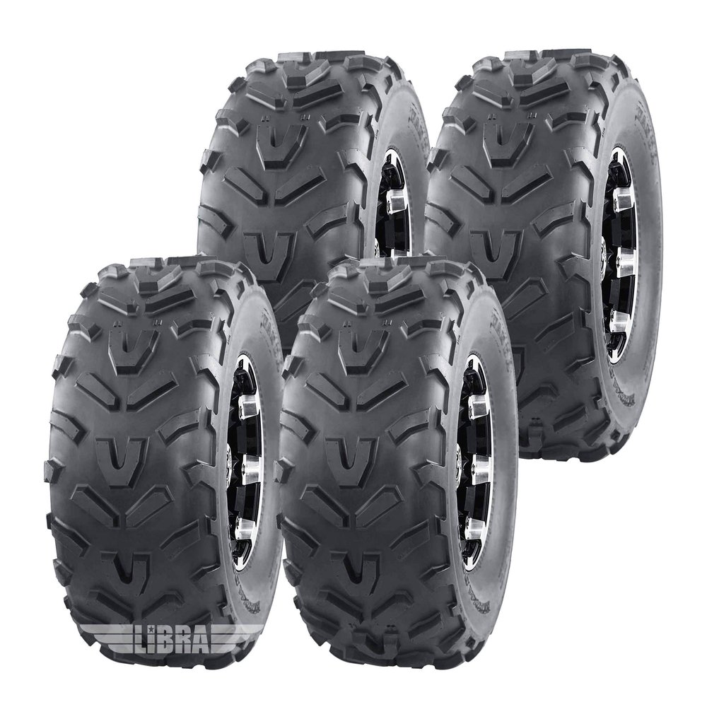WANDA ATV Tire Set 22x11-10 for 88-00 Kawasaki Mule 1000 2010 2500 2510