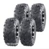 WANDA ATV Tire Set 22x11-10 for 88-00 Kawasaki Mule 1000 2010 2500 2510 view 1