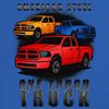 American Steel One Tough Pickup Truck Youth Graphic Short Sleeve T-Shirt - Offroad 4x4 Power Design for Boys X-Large Blue view 4