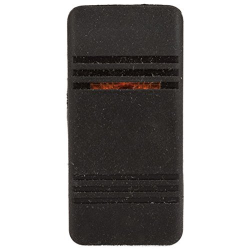 K4 Contura III Soft Touch Black Actuator, With One Bar Amber Lens