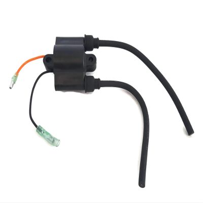 Boat Motor Genuine OEM Made in Japan 680-85570-00 01 09 Ignition Coil Assy replaces Yamaha Outboard F6-20HP 2-stroke Engine
