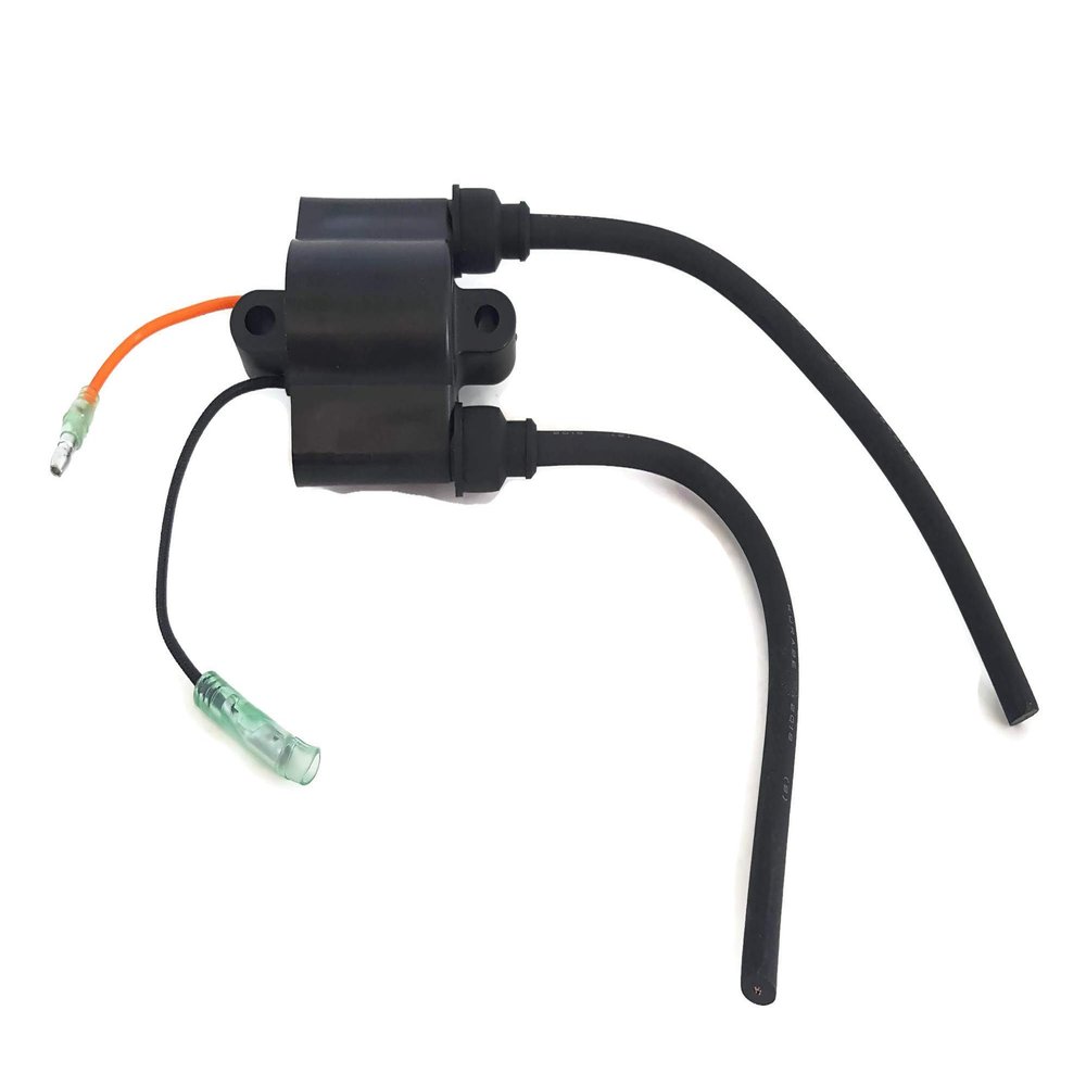 Boat Motor Genuine OEM Made in Japan 680-85570-00 01 09 Ignition Coil Assy replaces Yamaha Outboard F6-20HP 2-stroke Engine