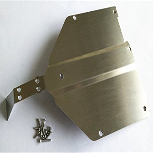 Stainless Steel Chassis Protect Armor Skid Plate for 1/10 Losi Baja Rock Rey