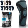 POWERLIX Leg Sleeve - Best Knee Brace for Leg Pain for Men & Women Knee Support for Running, Basketball, Volleyball, Weightlifting, Gym, Workout, Sports Please Check Sizing Chart view 1