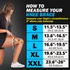 POWERLIX Leg Sleeve - Best Knee Brace for Leg Pain for Men & Women Knee Support for Running, Basketball, Volleyball, Weightlifting, Gym, Workout, Sports Please Check Sizing Chart view 2