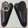 GMT Inc Universal Corner Angled Flanged Speaker Pod Fits Up to 6 1/2" Round Speakers with Open Bottom view 2
