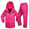 Outdoor Peak rain Poncho Jacket Pants Motorcycle Raincoat Set Fishing Cycling Rainsuit for Men Women (150cm - 155cm 40kg - 50kg, rosa) view 1