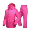 Outdoor Peak rain Poncho Jacket Pants Motorcycle Raincoat Set Fishing Cycling Rainsuit for Men Women (150cm - 155cm 40kg - 50kg, rosa) view 2
