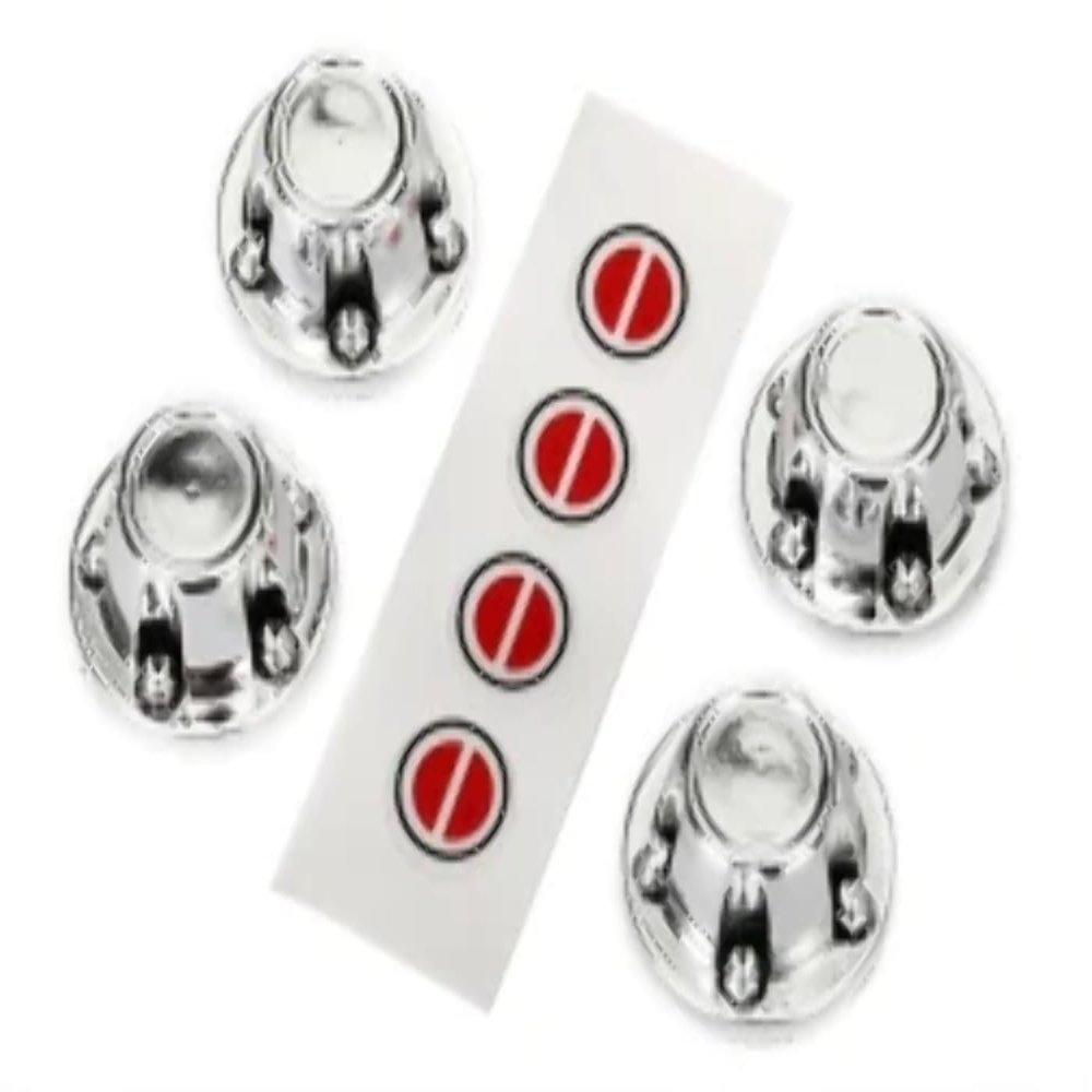 Traxxas 8176 Center Caps, Chrome