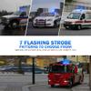 Xprite Blue LED Rooftop Beacon Strobe Light w/Magnetic Base Warning Safety Police Flashing Lights for Law Enforcement Vehicles Forklift Trucks Golf Carts UTV ATV Snowplows Firefighters Volunteer EMS view 4