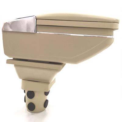 SZSS-CAR Beige Color Leather Car Interior Parts Center Console Armrest Box for Mercedes-Benz Smart Fortwo Forfour Armrests Auto Stroage