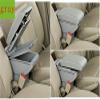 SZSS-CAR Grey Color Leather Car Interior Parts Center Console Armrest Box Compatible with Mercedes-Benz Smart Fortwo Forfour Armrests Auto Stroage with USB view 4