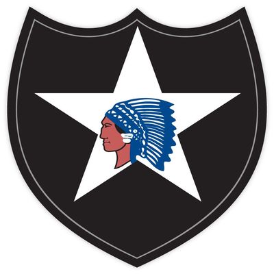2nd Infantry Division US army sticker decal 4" x 5"