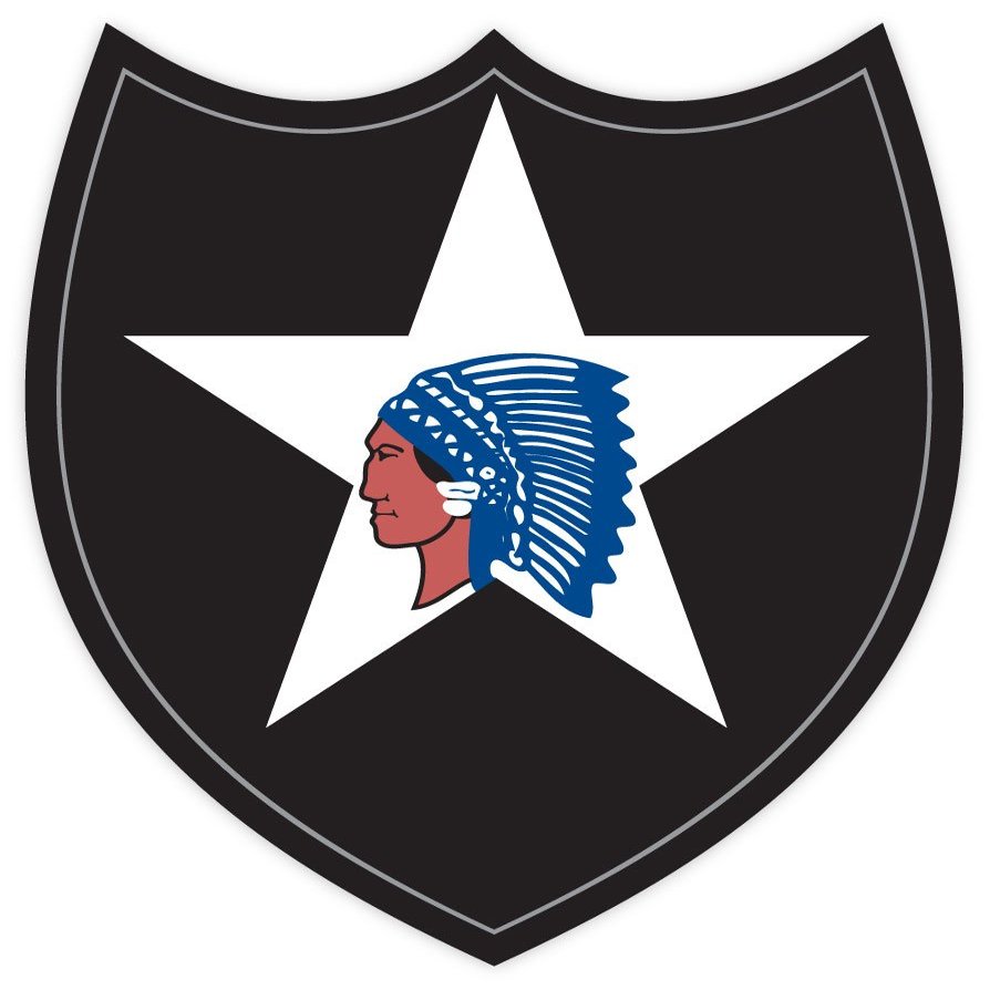 2nd Infantry Division US army sticker decal 4" x 5"