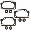 Set of 3 Exhaust Power Valve Gasket & Shaft Seal Kit (for Yamaha/Fits GP1200-R XLT1200) See ad for Exact Model & Year fit view 1