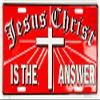 Hangtime Jesus Christ is The Answer Religous License Plate view 1