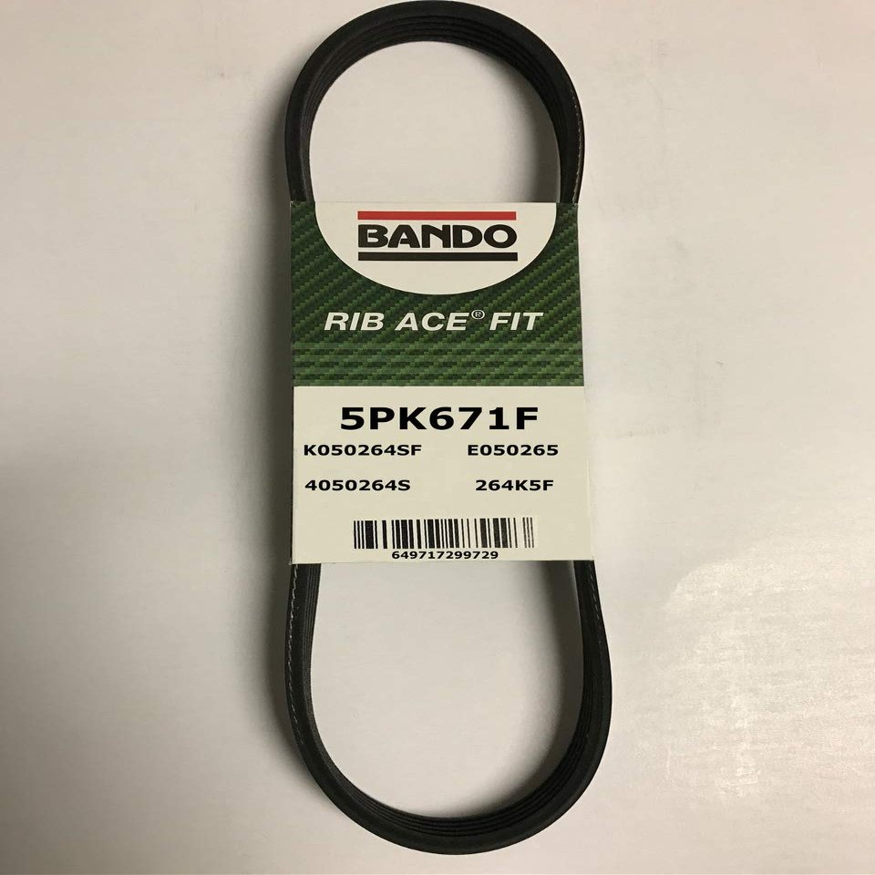 ban.do 5PK671F Serpentine Belt FIT Mazda 3 (2004-2009), Mazda 5 (2006-2010)