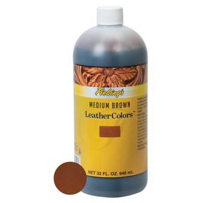 Fiebing's Leathercolors Quart, Medium Brown