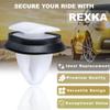 Rexka 10pcs Back Door Trim Moulding Clip Compatible with RAM Chrysler 68093998AA Dodge Ram Promaster 2014 - On 68093998-AA view 3