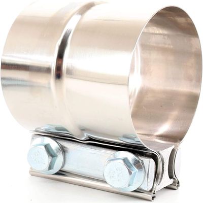 TOTALFLOW TF-J61 Lap Joint Exhaust Muffler Clamp Band | 304 Stainless Steel | 3.5 Inch
