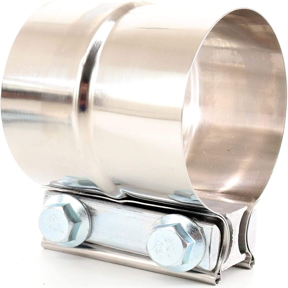 TOTALFLOW TF-J61 Lap Joint Exhaust Muffler Clamp Band | 304 Stainless Steel | 3.5 Inch