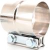 TOTALFLOW TF-J61 Lap Joint Exhaust Muffler Clamp Band | 304 Stainless Steel | 3.5 Inch view 1