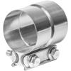 TOTALFLOW TF-J61 Lap Joint Exhaust Muffler Clamp Band | 304 Stainless Steel | 3.5 Inch view 2