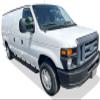 APS Running Boards (Nerf Bars Side Steps Step Bars) Compatible with Ford Econoline 1999-2014 Full Size Van 3-Door (Stainless Steel Black Powder Coated 6 inches) view 2