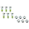 Bolt Hub-Savers Double Locked Sprocket Fastening Kit Silver for Husqvarna WR 360 1998-2002,2004 view 1