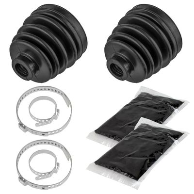 Caltric Rear Axle Inner Outer Cv Boot Kit Compatible with Can-Am Outlander Max 500 2006-2008 / Outlander Max 650 2006-2008 / Outlander Max 800 4X4 2006-2008
